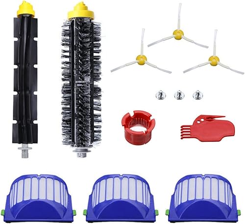 Kits de cepillo de filtro para Irobot Roomba 500 Series 505 510 520 521 530 531 532 533 piezas de repuesto para aspiradora robot (color D)
