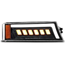 Z-OFFROAD LED Headlights Assembly DOT Approved Turn Signal Lights w/DRL Amber Side Marker Compatible with 2003-2006 Chevy Silverado Avalanche, Right Passenger side, 1PC