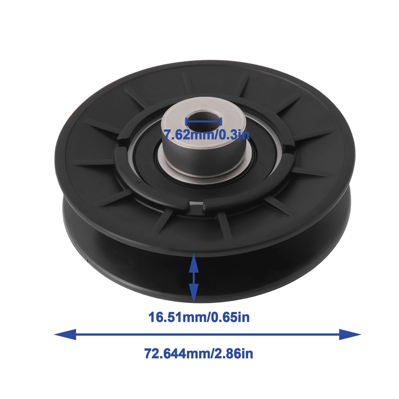 ECSiNG Poulie de courroie trapézoïdale AM121967 AM107334 pour tracteurs John Deere LT LT160 133 150 155 160 180 STX38