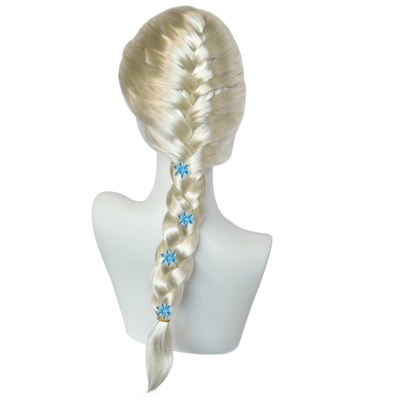 Amazon.com : IMEYLE 14 Pcs Set Elsa Cosplay Wig +Wand+Crown+