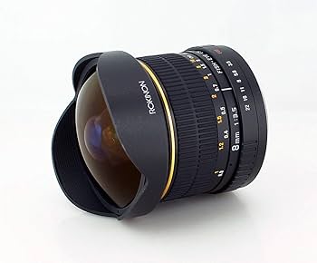 Rokinon FE8M-N 8mm F3.5 Fisheye Lens for Nikon (Black