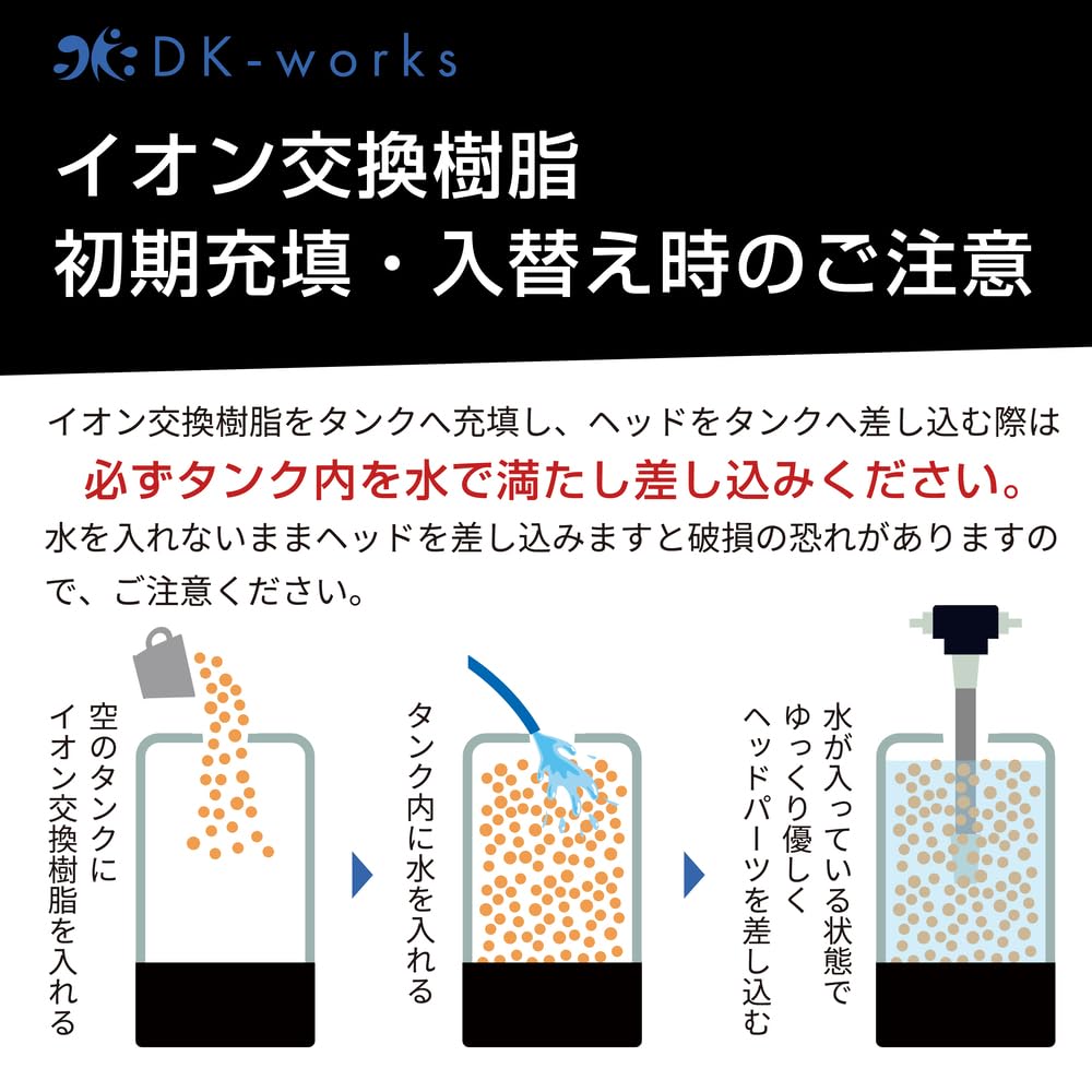 Amazon | DK-works 洗車用純水器 DK PURE WATER DEVICE 10L イオン交換 