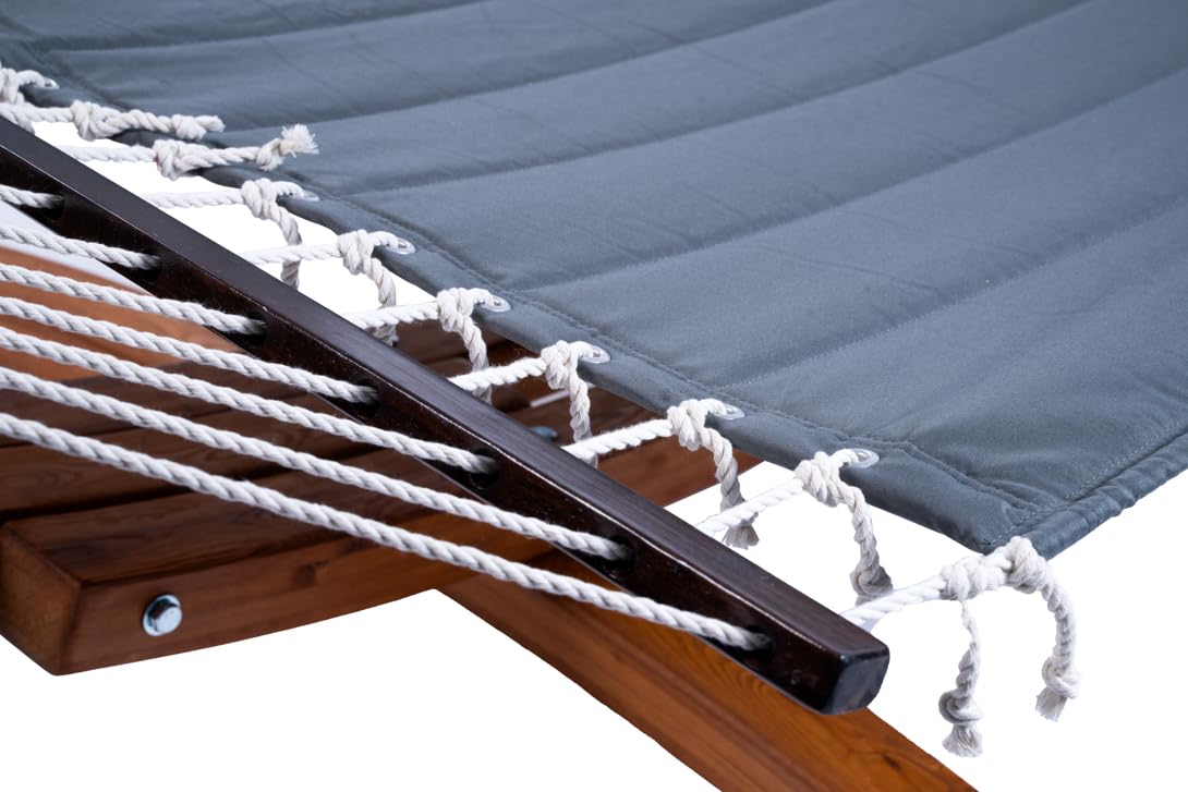 XONE Cuscino Soledad Grigio per Supporto Amaca in Legno