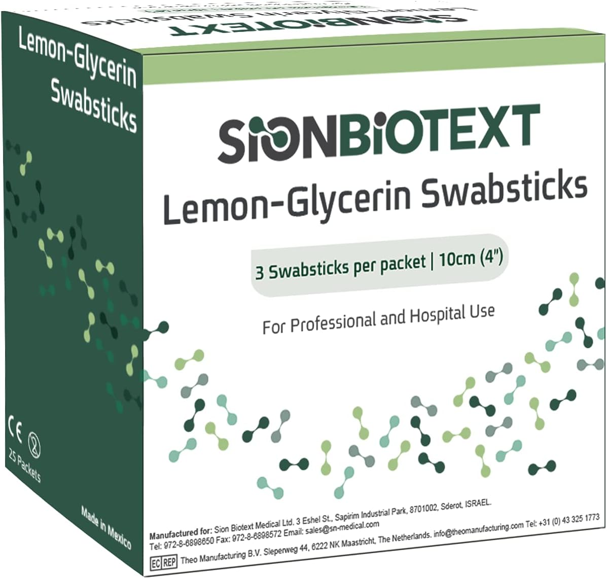 Lemon-Glycerin Swabsticks Gently Soothes Minor Soreness & Mouth Irritation, Refreshes Dry Mouth. Moistened Swabs with Lemon Flavored 1 Box of 75 Lemon Glycerin Swabsticks