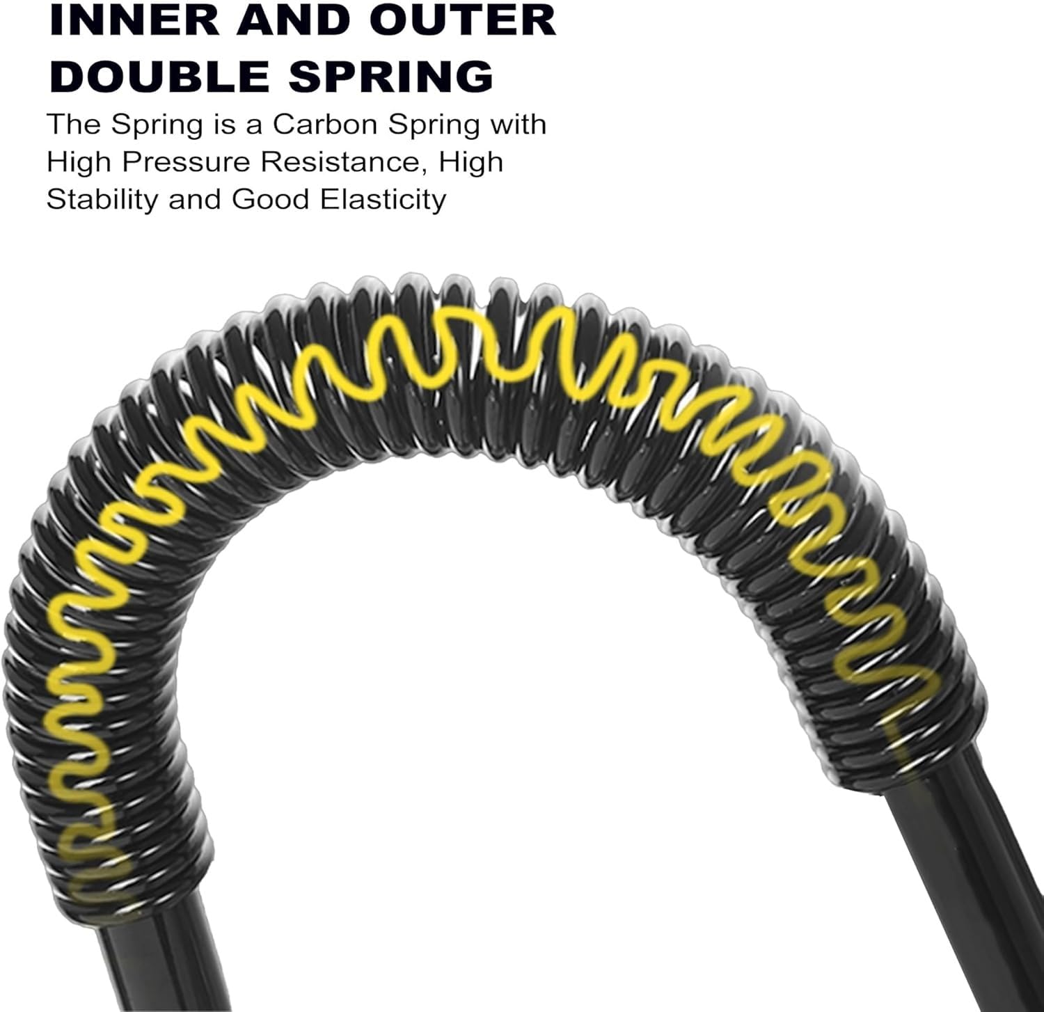 Przedłużacz klatki piersiowej i ramion – 10–60 kg Power Twister Bar do domowej siłowni, przenośny trener siłowy na bicepsy, ramiona i przedramiona z antypoślizgowymi uchwytami