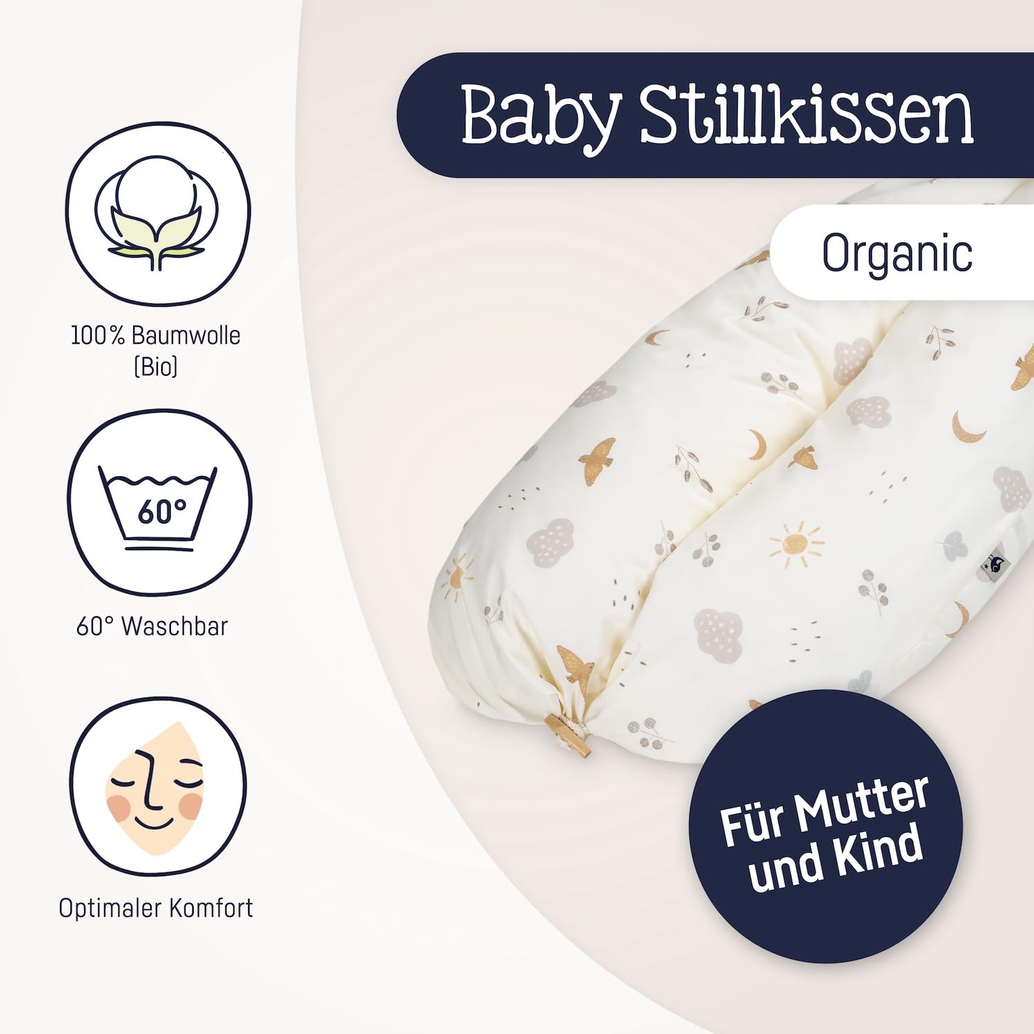 Julius Zöllner Stillkissen Nappi 190 Night & Day