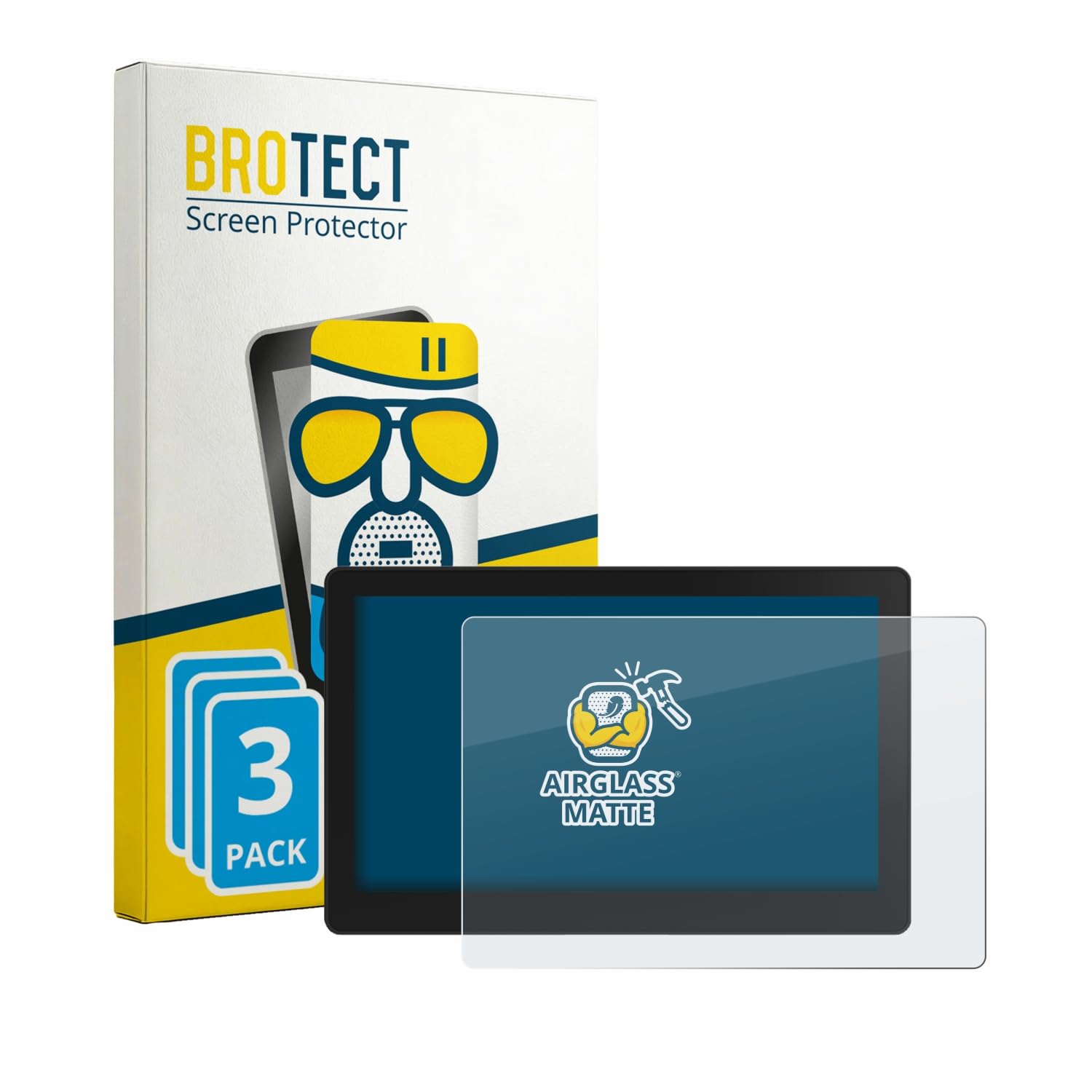 brotect Pellicola Vetro Opaca per VECTOR AGR DH812 Display Terminal (3 Pezzi) Protezione Schermo [Anti-Riflesso, Durezza 9H]