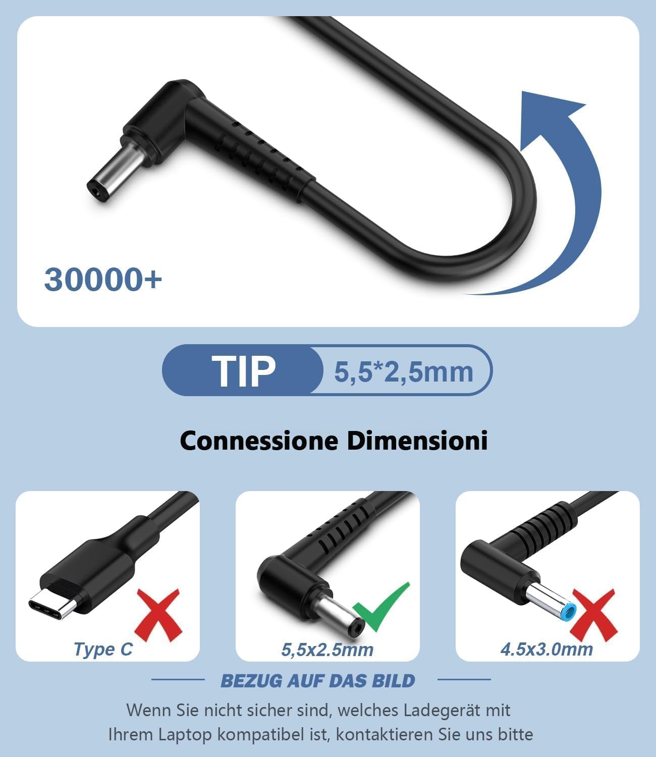 120W Netzteil Für ASUS Laptop – 19V 6.32A, 5,5x2,5 Mm DC-Stecker, 3 M Kabel, Kompatibel Mit Vielen Modellen
