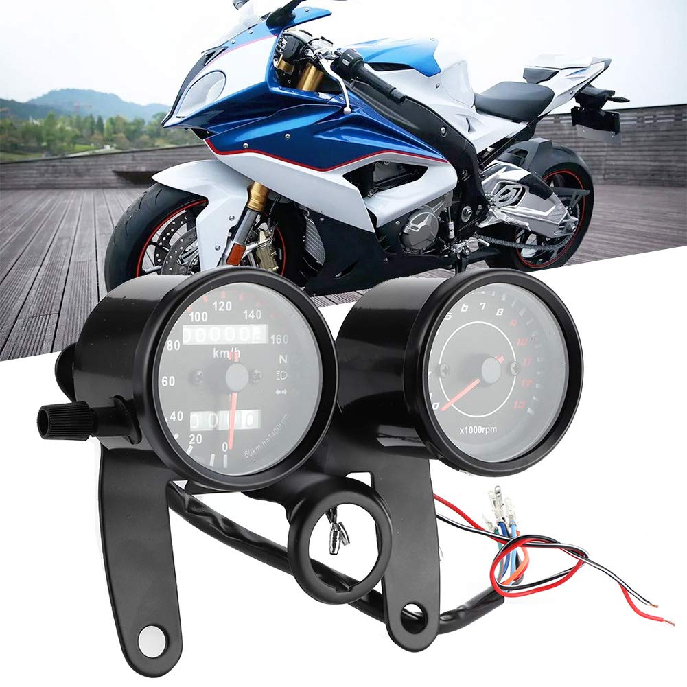 Contachilometri Universale per Moto LED Contagiri Contagiri Strumento 12V Parti per Moto per Prestazioni e Precisione Migliorate