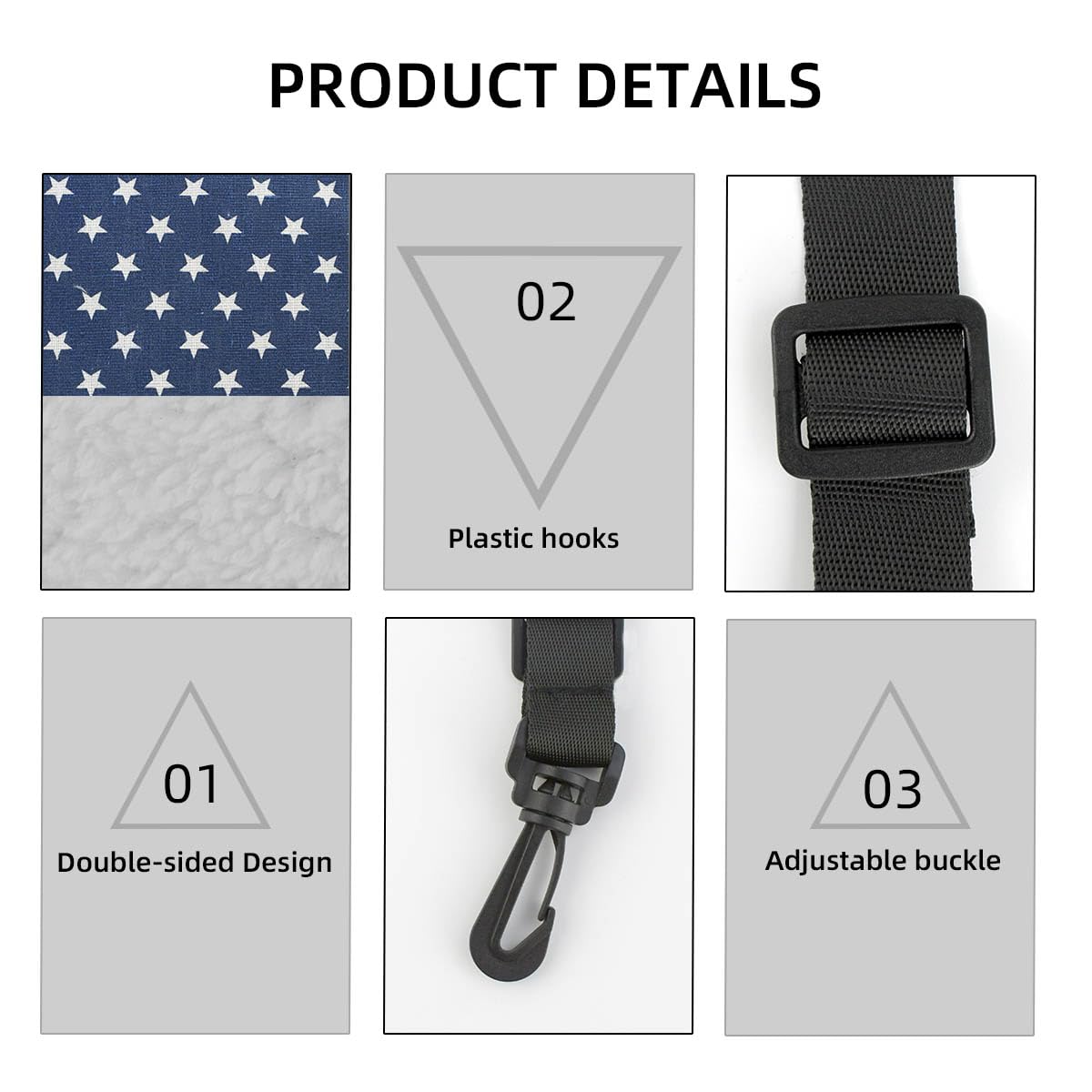 Hamaca para mascotas para jaula reversible para gatos, cama colgante suave para hurón, gatito, cachorros, gatos, perros pequeños, conejos y animales pequeños, hamaca de doble cara para mascotas con 4