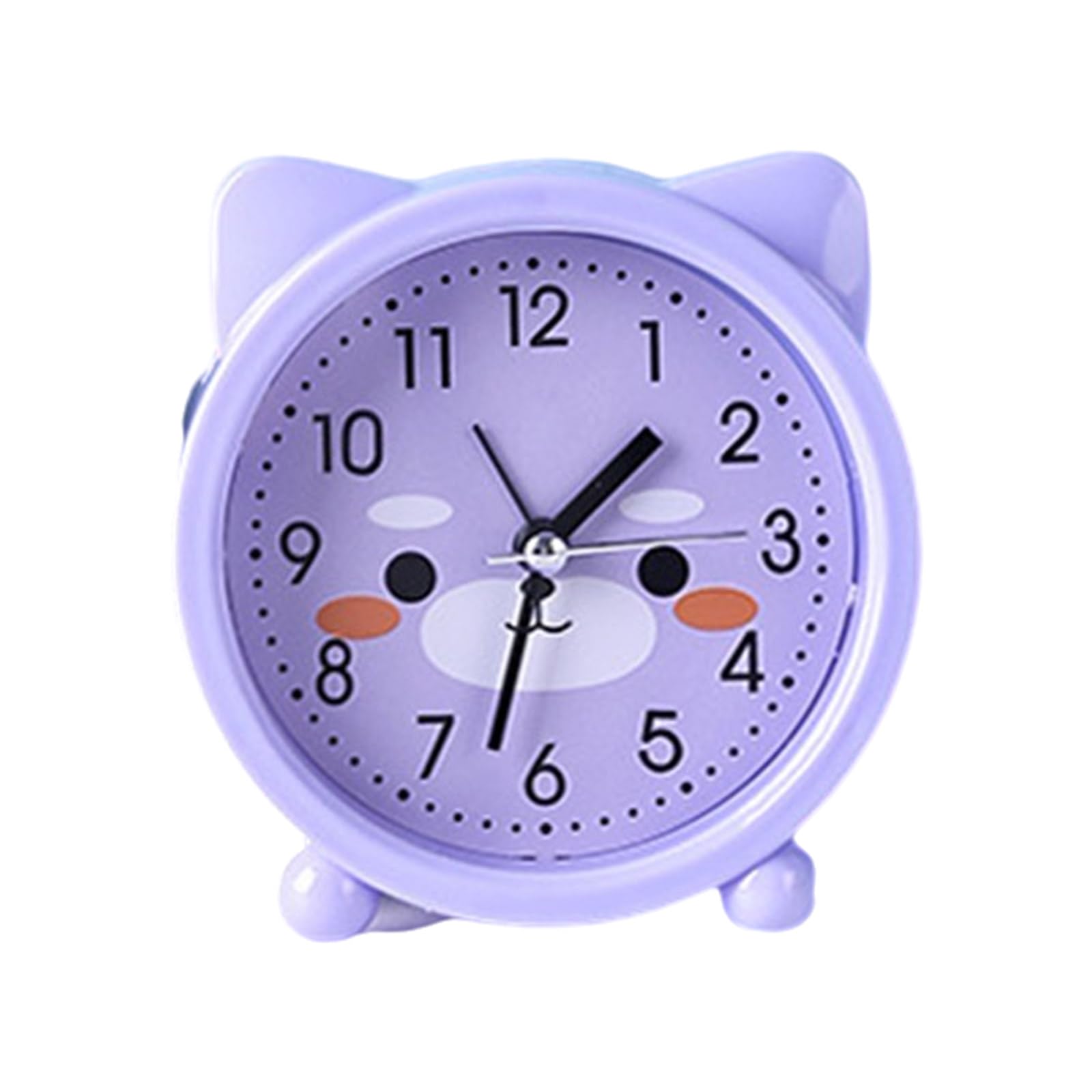 Maxtonser Desk Clock Color Kitten Shape Alarm Clock for Room Decoration and Functional with Decorative Ears Feature