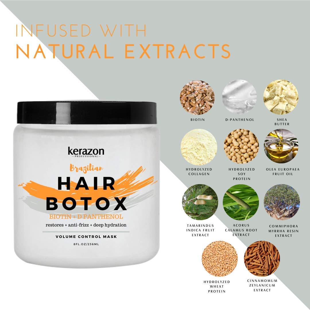 Kerazon Hair Botox Treatment provides smoothing, deep hydration