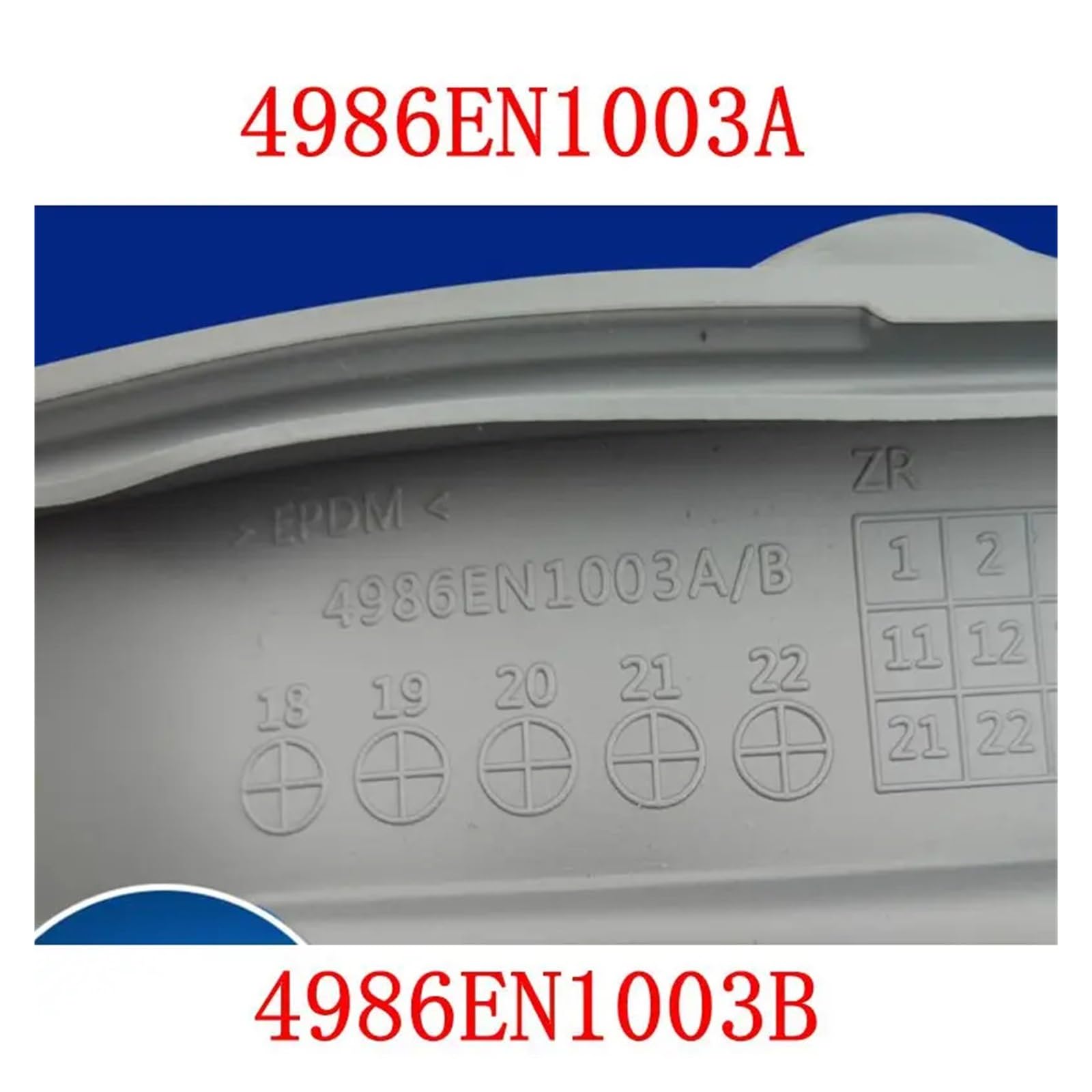 Waschmaschine Dichtung Wasserdichter Ring 4986EN1003A 4986EN1003B Wasserdichte Gummidichtung Zubehör