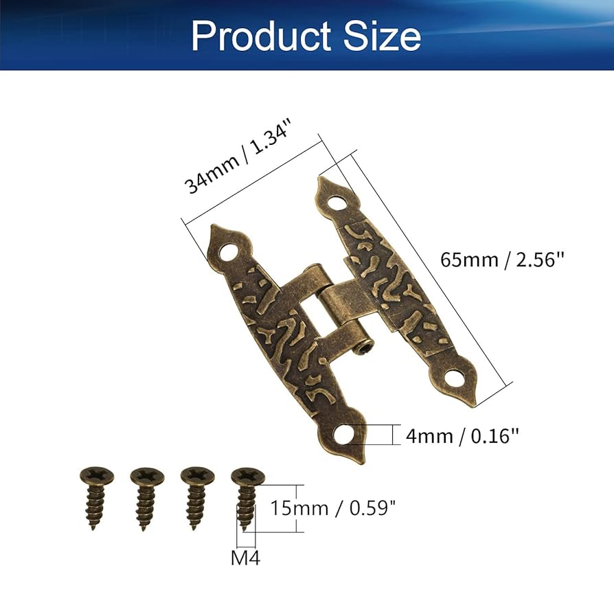 小物 mame.04xx Amazon.com: Yinpecly Antique Hinges 2.56 x 1.34 inch (LxW