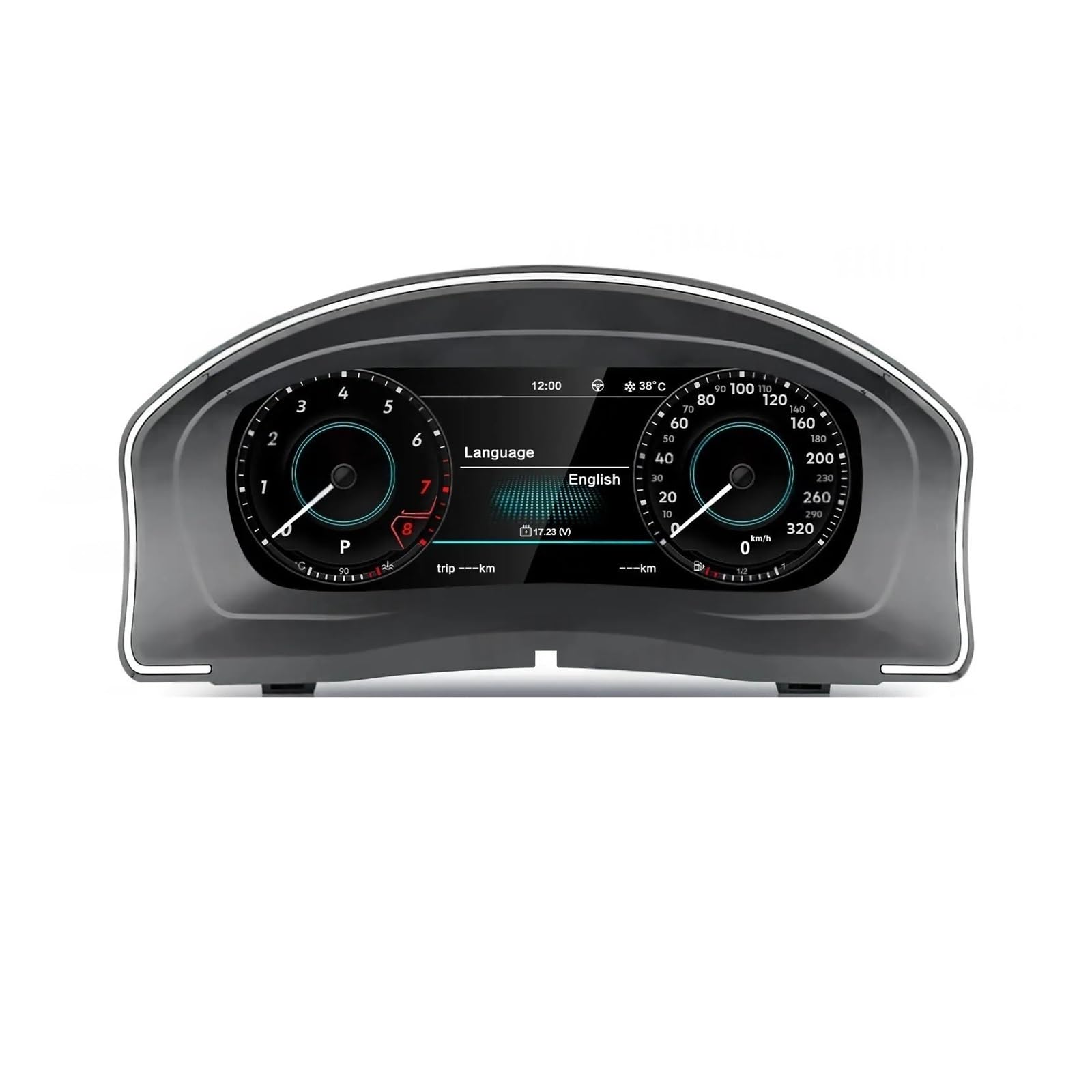 Cruscotto LCD da 10,25 pollici compatibile con VW Volkswagen Golf 5 2006 Car Digital Cluster Tachimetro automatico Monitor cabina di pilotaggio virtuale Nuovo aggiornamento