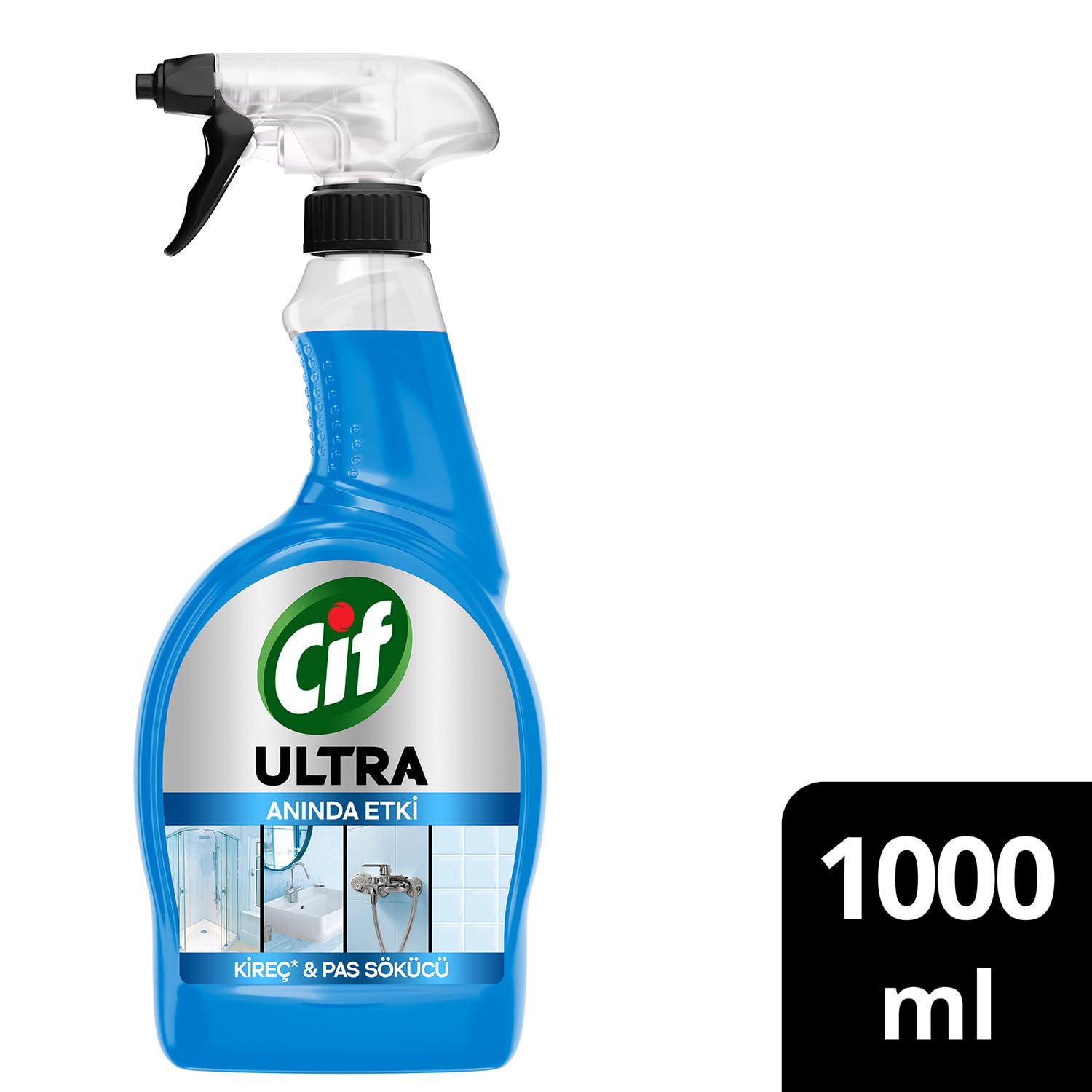 Cif Ultra Sprey Kireç ve Pas Sökücü 1000 ml
