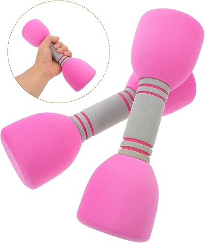 Miniatura 4 de 1 par de mancuernas suaves para niños, pesas pequeñas, juguete de gimnasia, juguete físico, 1 par