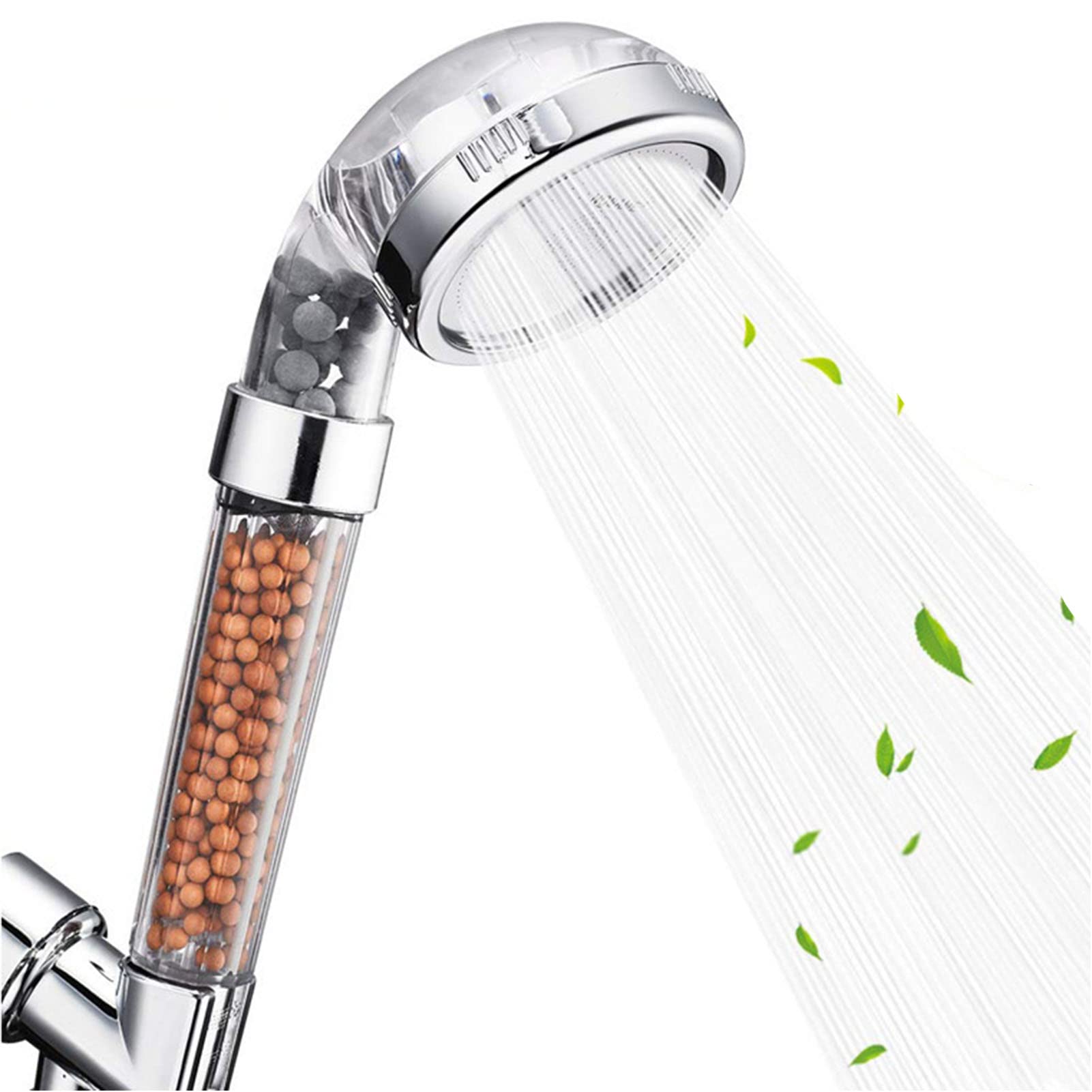 Soffioni doccia ad alta pressione, soffione doccia filtrato con palmare, soffione doccia portatile a risparmio idrico con tubo flessibile, staffa, doccetta staccabile