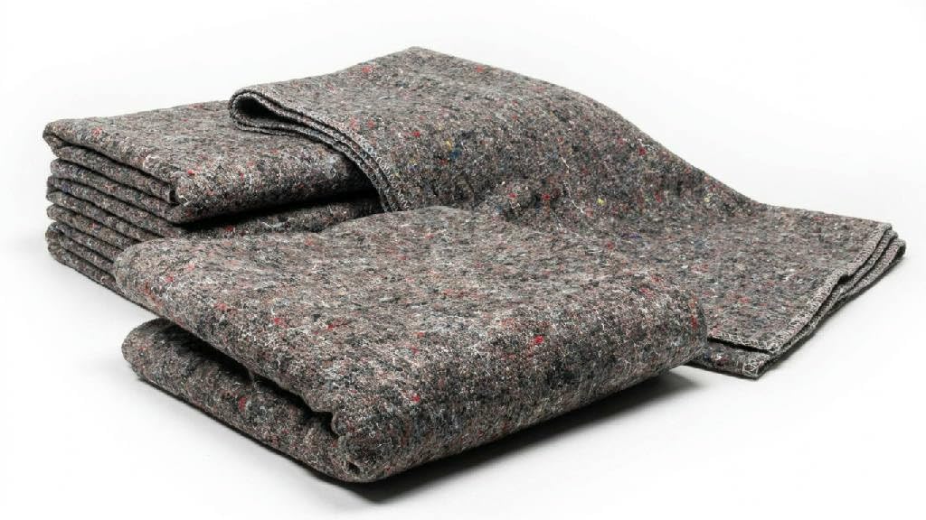 Möbeldecken Umzugsdecken 150 x 200 cm, 15 Stück, 1100g pro Decke, Transportdecken für Möbel und Umzug
