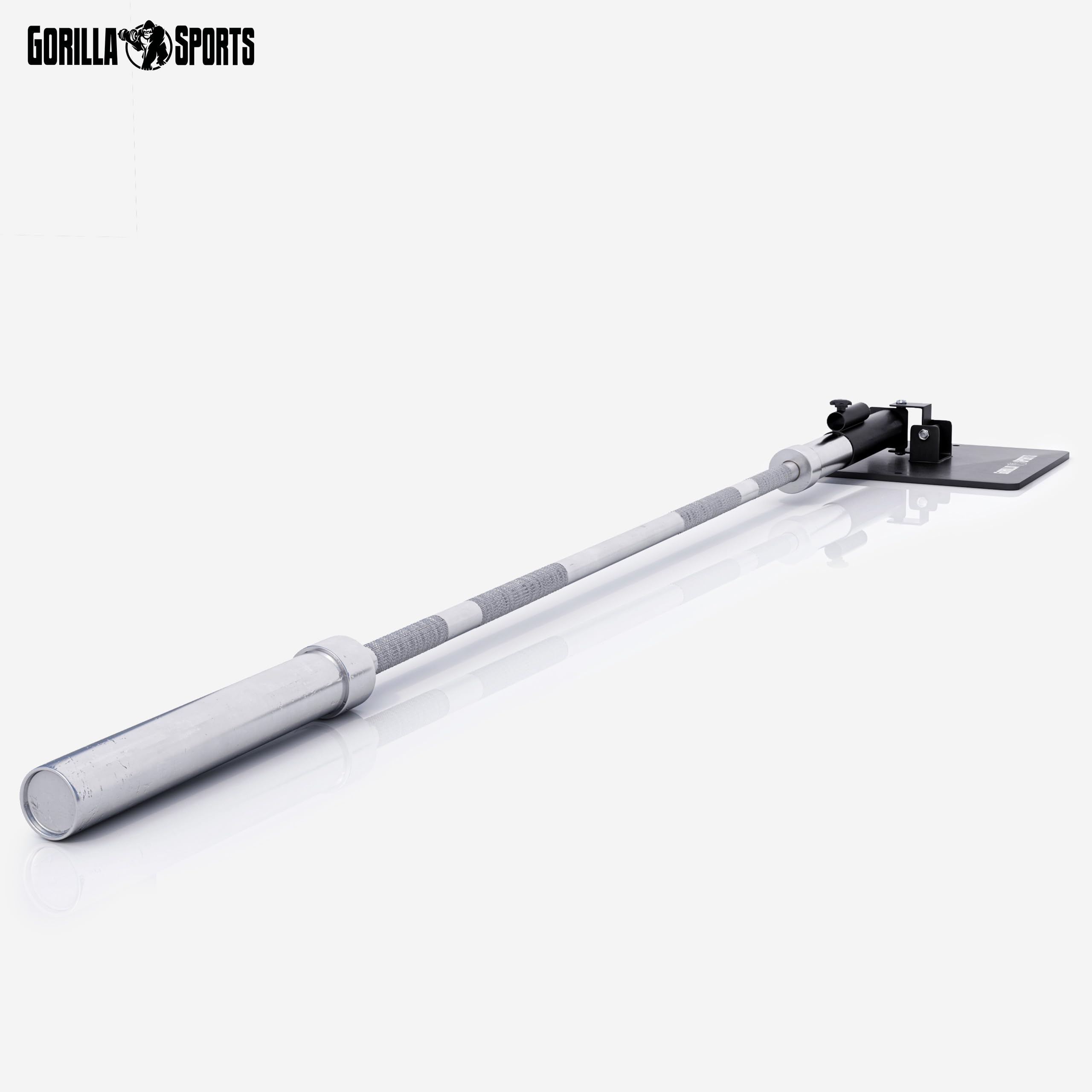 GORILLA SPORTS® T Bar Row Piattaforma - per Barre da 30mm / 50mm, Girevole a 360°, Acciaio, Nero - Barra a T, Landmine, Supporto per Bilanciere, Esercizi alla Schiena, Sollevamento, Fitness, Palestra