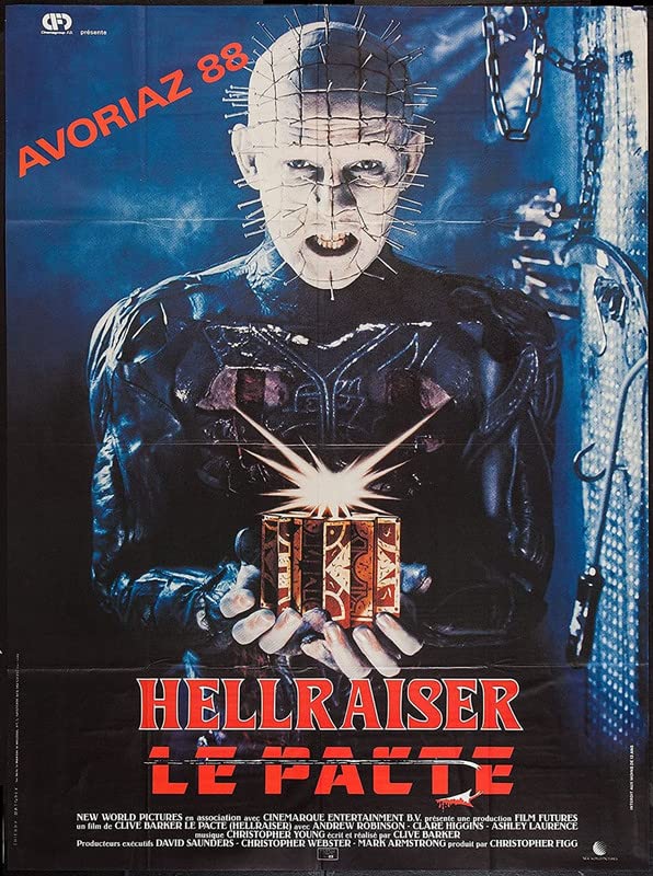 HELLRAISER 1987 5 J37295 A1 Poster on Photo Paper - Glossy Thick (33/24 inch) (84/59 cm) - JKPRint - Film Movie Posters Wall Decor Art Actress Actor Anime Auto Cinema Room Wall Decoration
