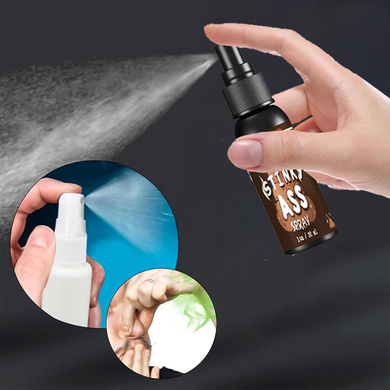 Scoreggia Liquido,Spray Puzzolente Liquido,Liquido Farta Spray,Farta Puzzolente Spray,Liquido Scoreggia Odore,Spray Scoreggia Liquido, Roba di Cacca Scherzosa Non Tossica, Bomba, 3PCS