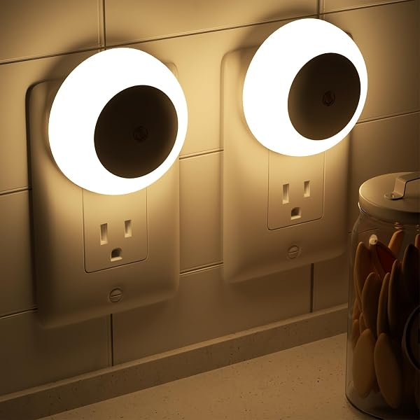 Fesnne Luz Nocturna LED 0.5W Paquete de 2