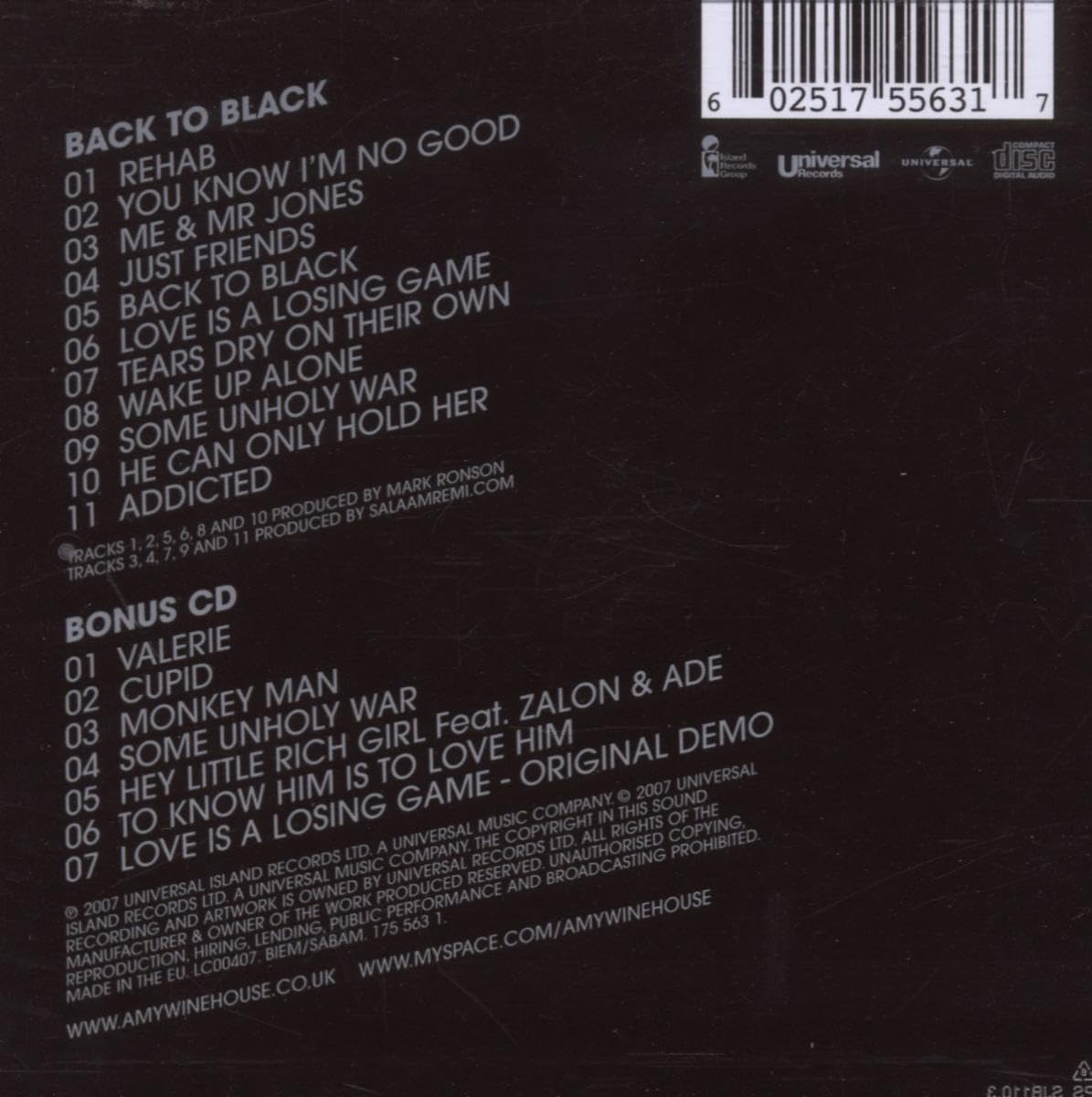 Back To Black Deluxe