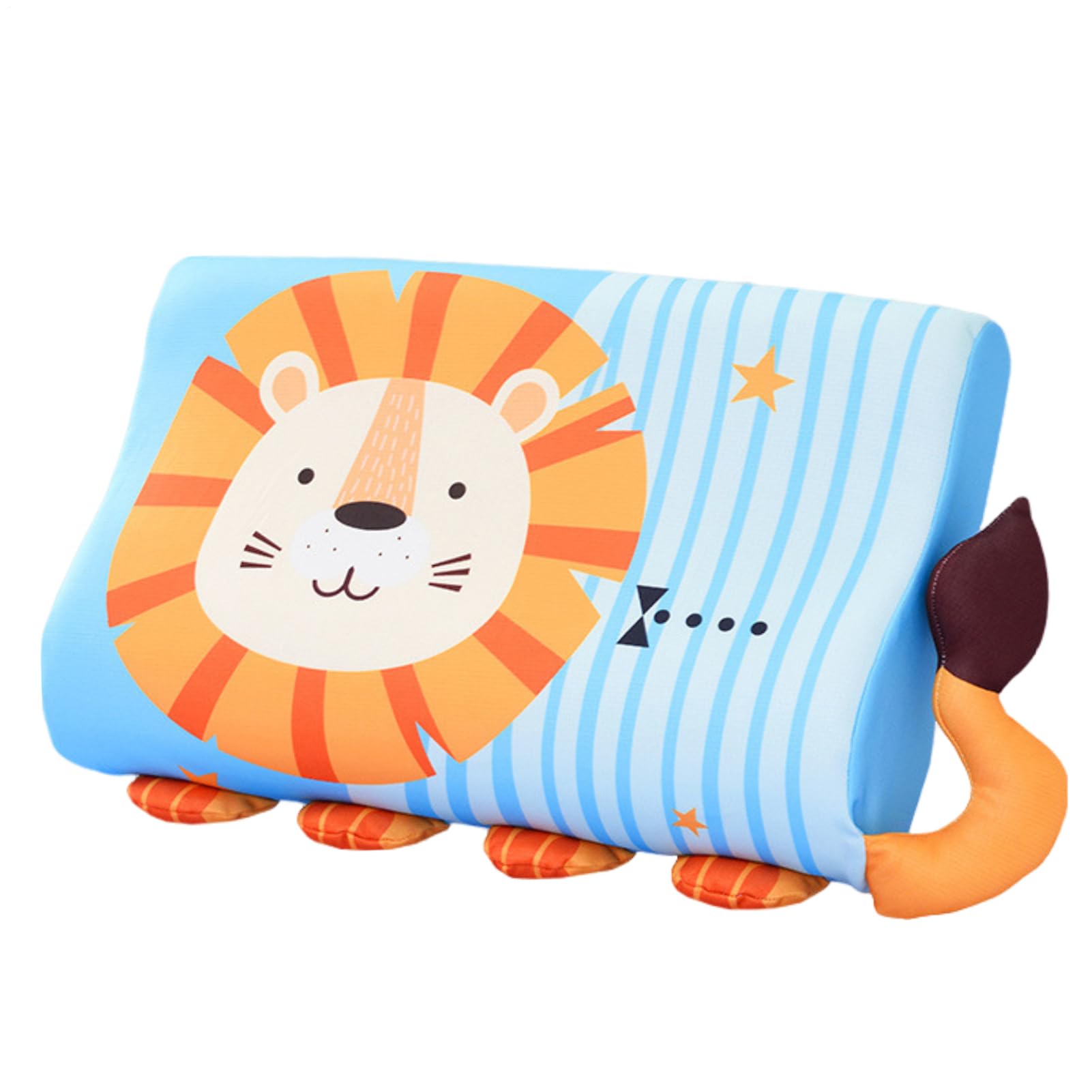 Coussin pour Enfant - pour Dormir - 45 x 27 x 6 cm - Calmly - Ergonomique - Respirant - Mousse Confortable - Protection du Cou pour
