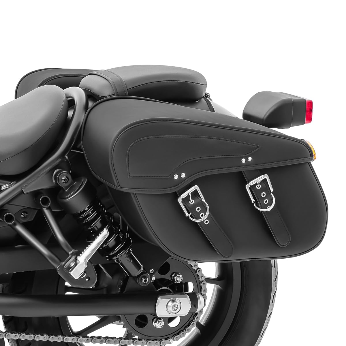 Bolsas alforja para Yamaha XVS 650 A Drag Star Classic VH5 Negro