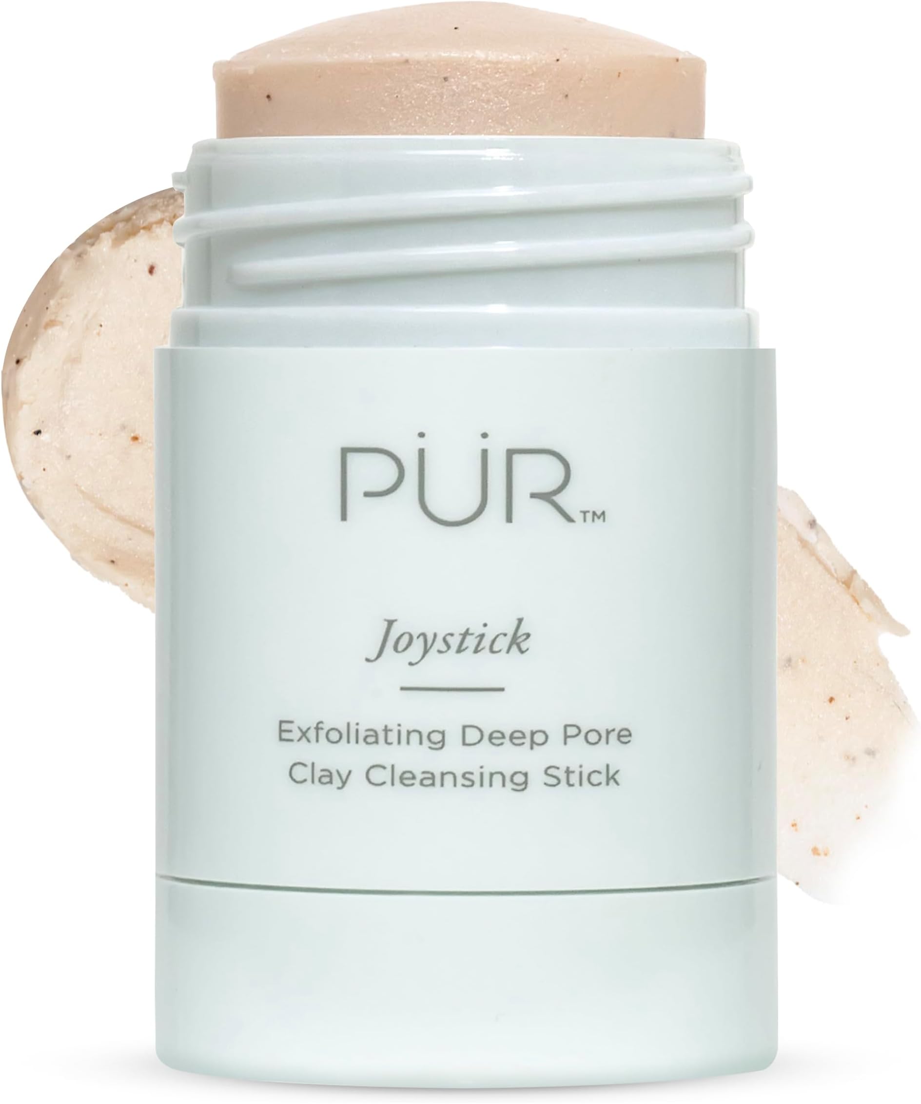 Face Clay Mask Stick - Exfoliating Deep Cleanser Joystick Clay Mask for Pores & Blackheads - Facial Cleanser Skincare with Moroccan Clay & Charcoal Rejuvenates & Purifies Skin, Vegan