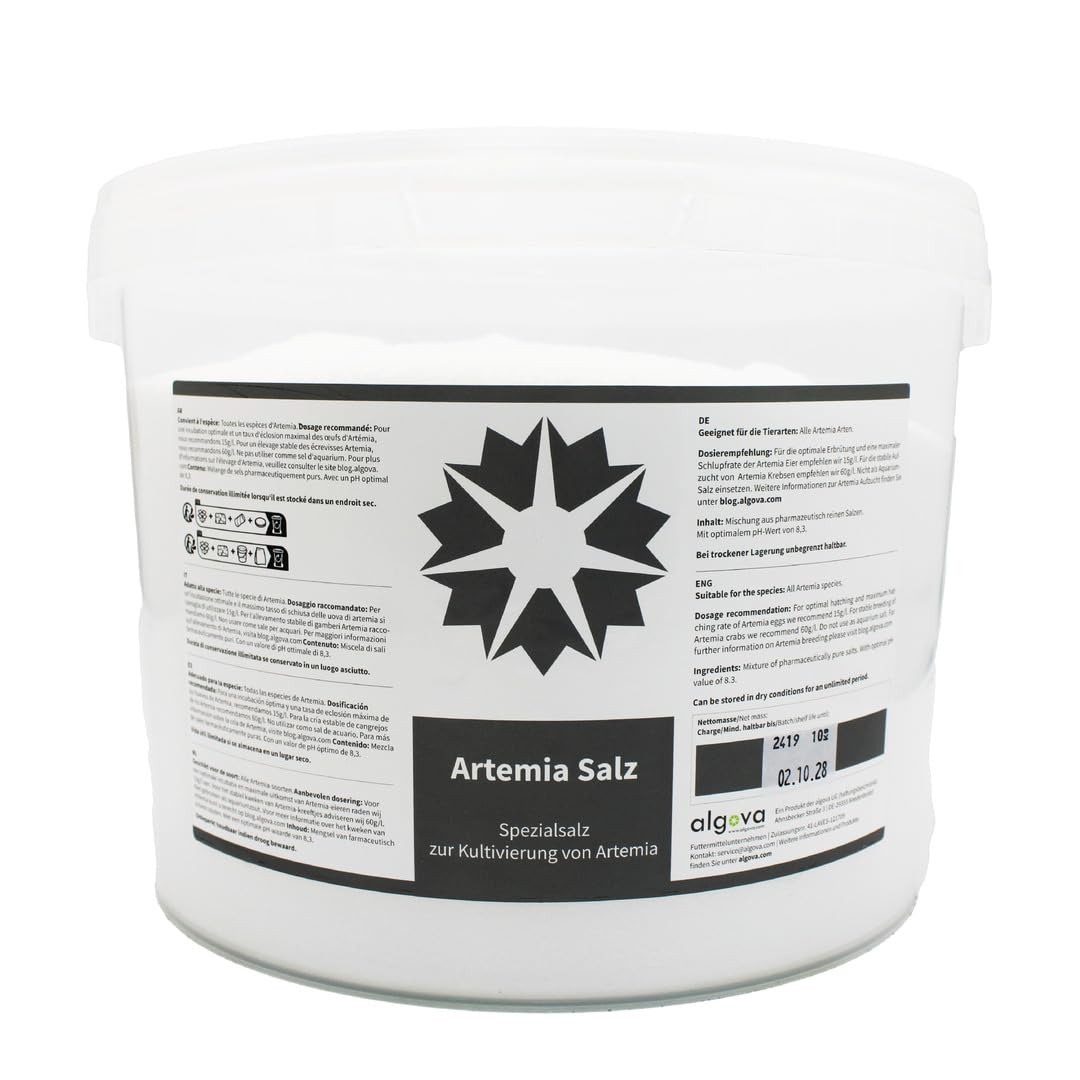 Sal de Artemia para la cría de nauplios algova® (10 kg)