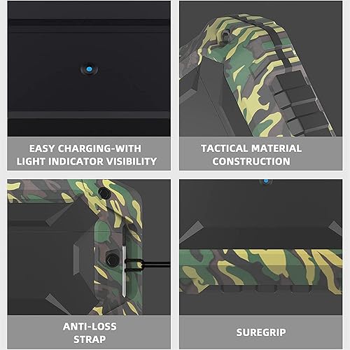 Miniatura 5 de Funda diseñada para AirPods 3, funda protectora de cuerpo completo, resistente, de silicona suave, con llavero, LED frontal visible, carga