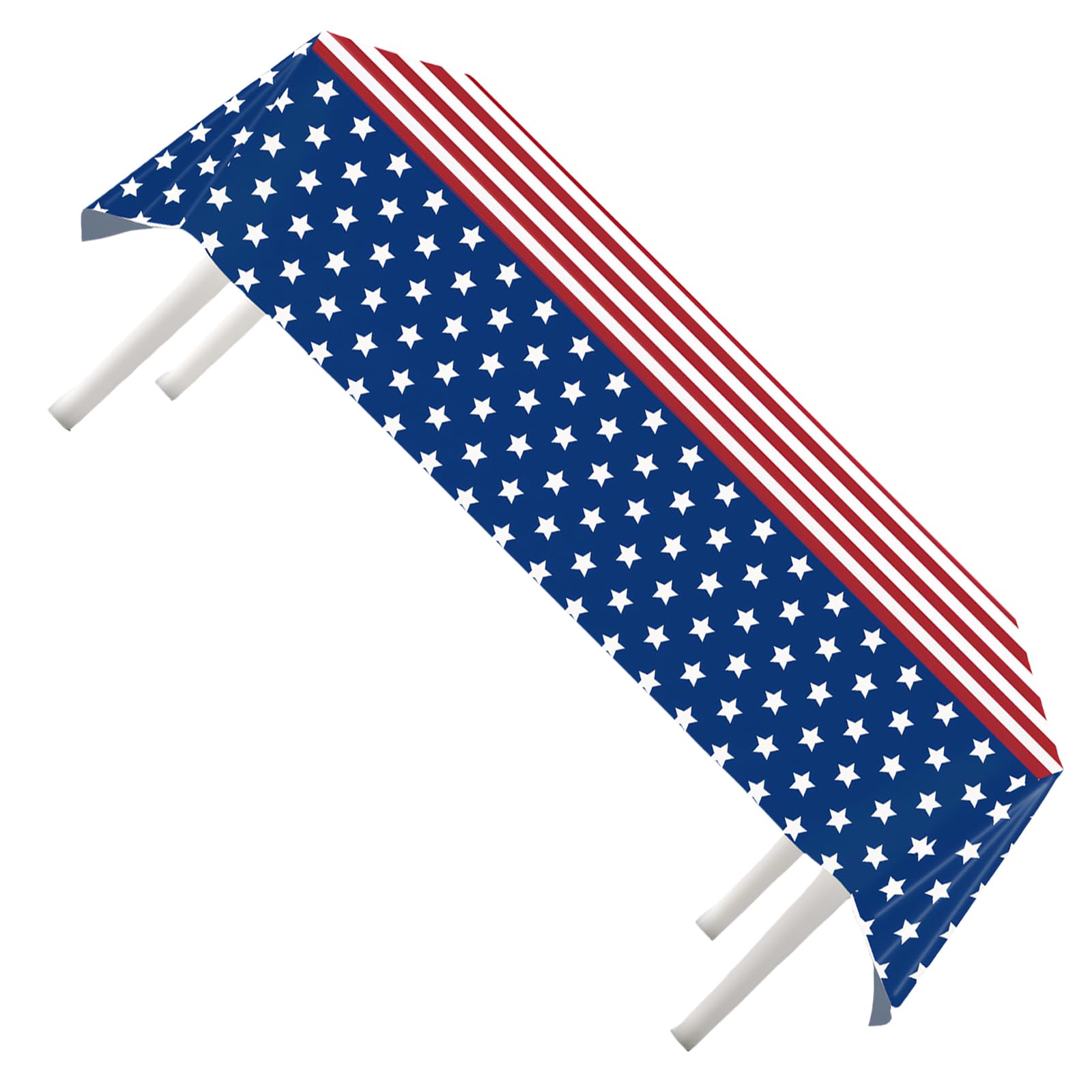 hogtnd Practical Long Tricolor National Theme Dining Cloth Sturdy Polyethylene Materials for Family Gatherings Waterproofs Dining Table Cover Long