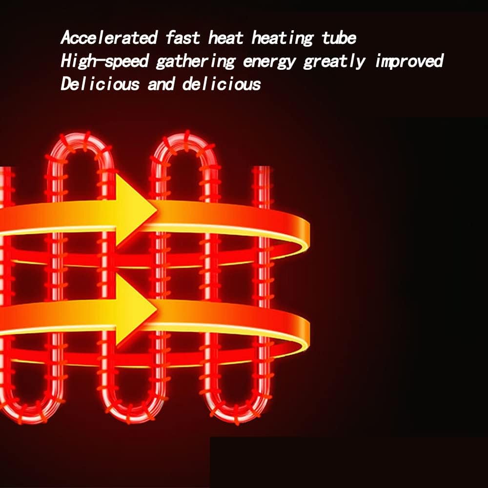 Commercial Deep Fryer, 3000/6000w 8/16l Electric Fryer with Basket, Single/Dual Pot Stainless Steel Countertop Electric Fryer, Restaurant or Home Use,220V-8L+8LDoublecylinder