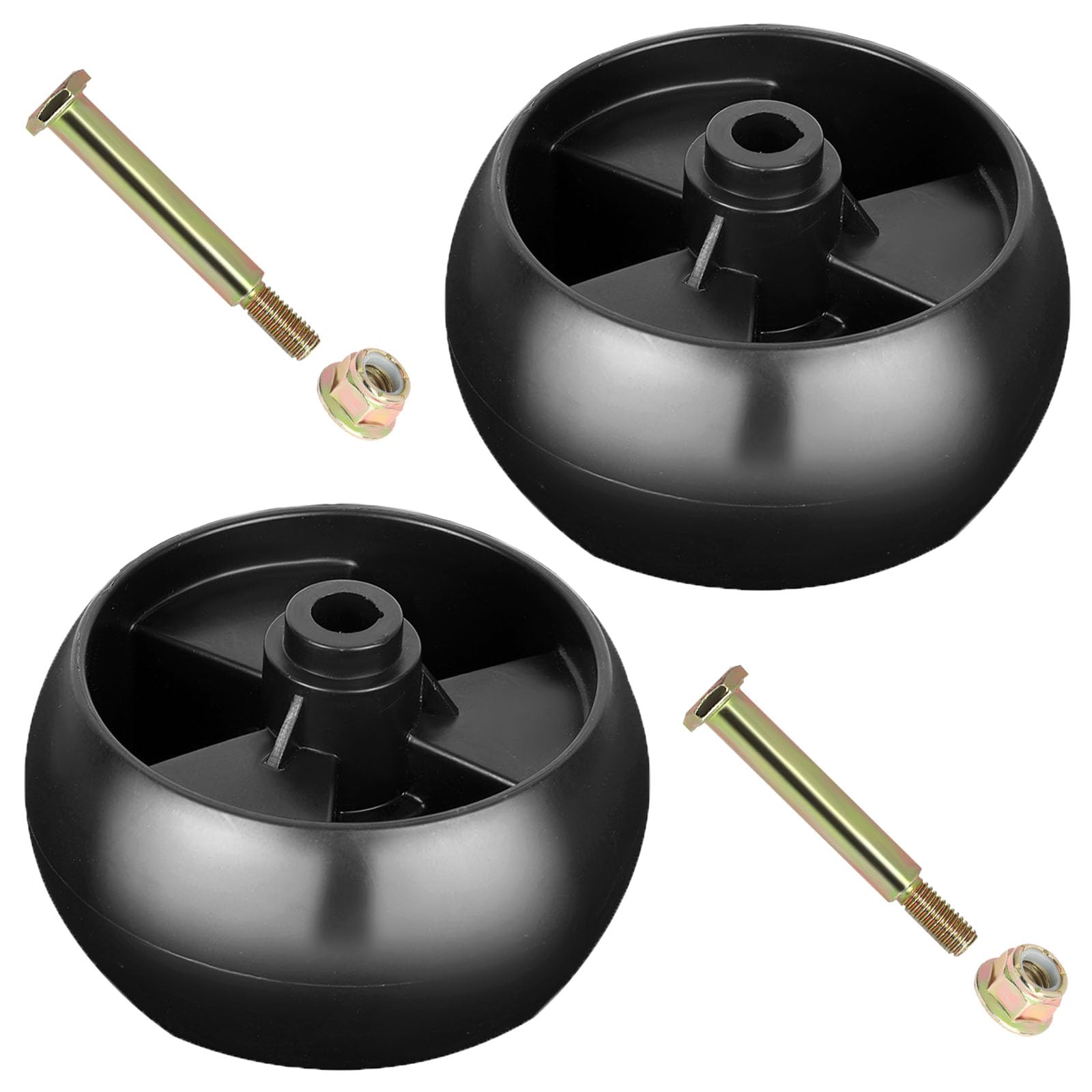 SLIDE Wheel set 65mm x 3セット SALE Amazon.com: 2 Pack 734-04155 Lawn Mower deck wheel and bolt kit