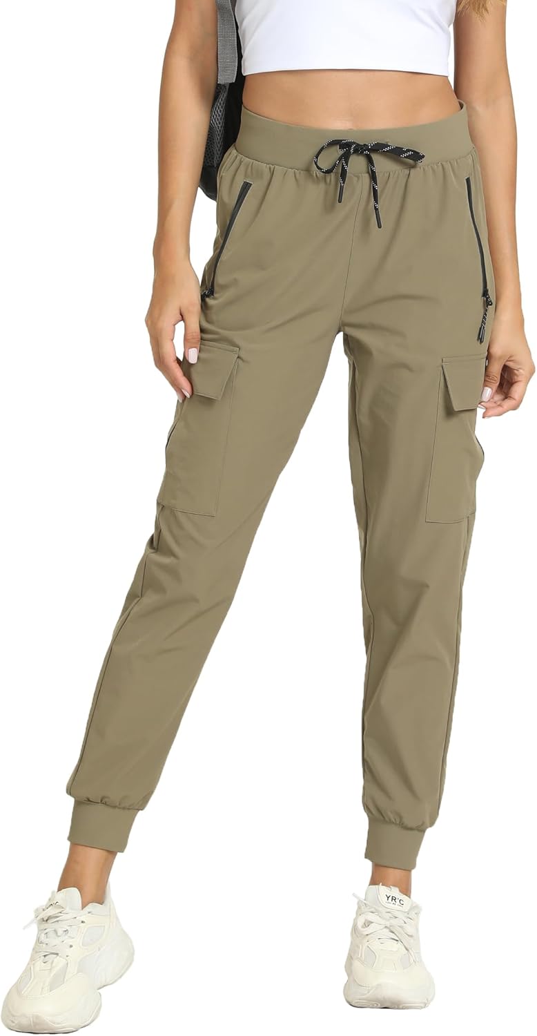 Women’s Joggers Cargo Pants Lightweight Quick Dry Hiking Running Pants for Athletic Casual & Outdoor Women’s Joggers Cargo Pants Lightweight Quick Dry Hiking Running Pants for Athletic Casual & Outdoor
