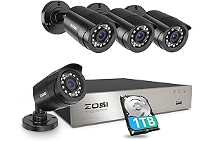 ZOSI 3K Lite: Crystal-Clear 1080p Security Surveillance System