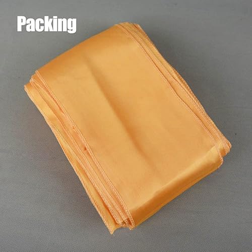 Miniatura 5 de Paquete de 50 bandas de satén para sillas de boda, lazos color burdeos, 7 x 108 pulgadas, bandas de tela para banquetes, fiestas, hoteles,
