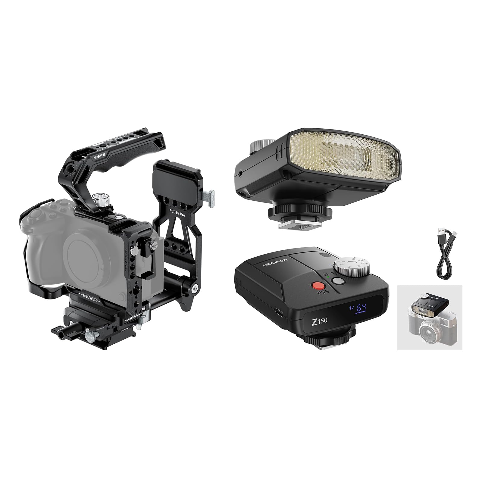 SONY FX3 xlrケーブル付き Amazon.com : NEEWER FX3 FX30 Cage and XLR Handle Extension Kit