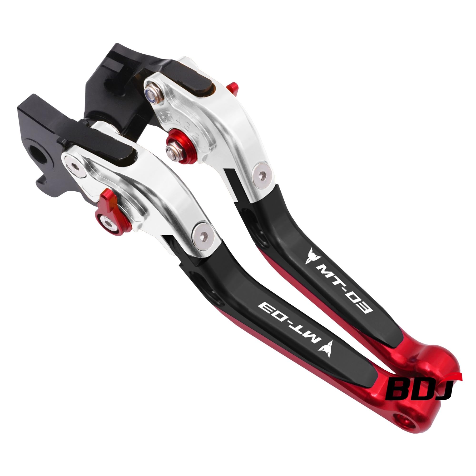 Wkdyriwo For Sr Bk Rd-Rd Brake Clutch Lever Motorcycle Adjustable Folding Levers Set For Yam&Aha Mt-03 2015-2020 Bdj Mt03 2020 Motorcycle Brake Clutch Levers