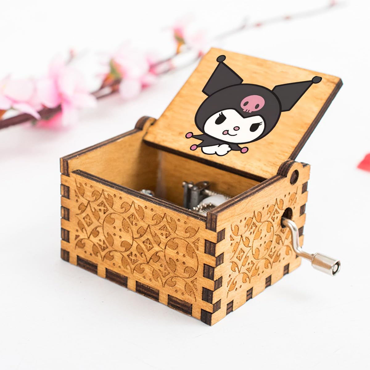 Amazon | クロミ ちゃん オルゴール 音楽ボックス 木製 ミュージカル