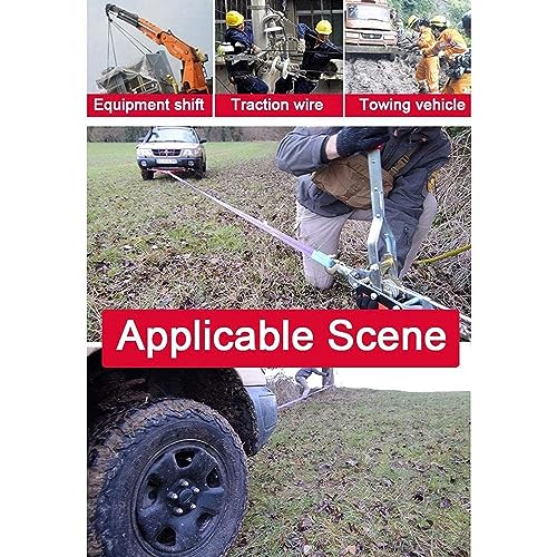 Cabrestante manual SOBS 3 ton acero resistente miniatura 5