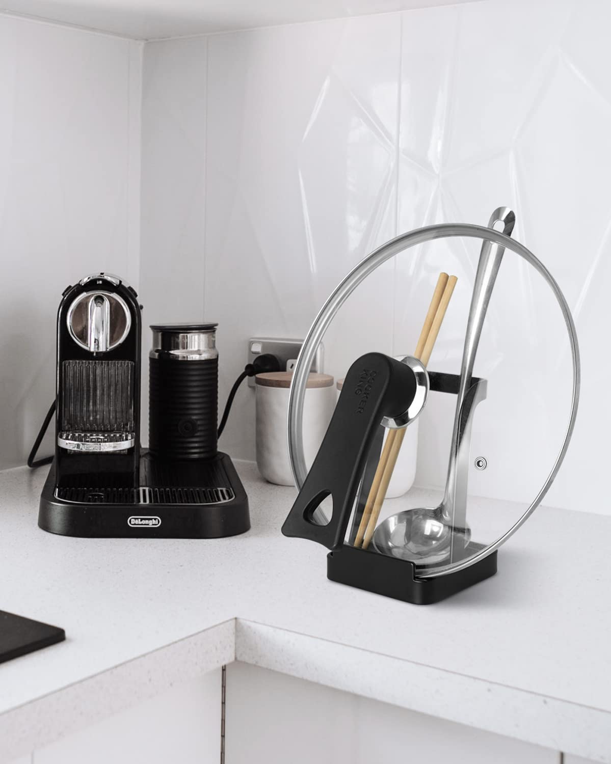 Deckelhalter für Utensilien in der Küche, Topfdeckelhalter