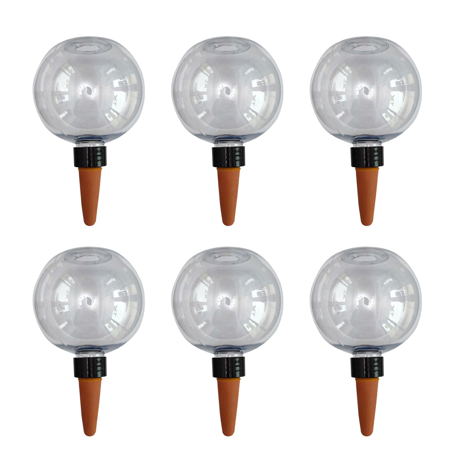 LUCKGONI 6Pcs Plant Watering Globes Automatic Watering Globes Planter Insert for Indoor Outdoor Drip Irrigation