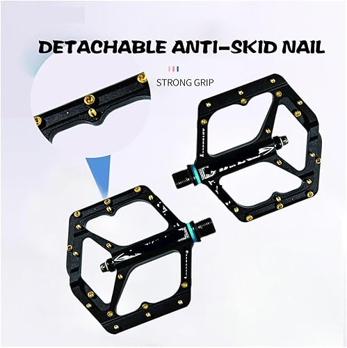 Miniatura 4 de Pedales de bicicleta Sepeda MTB Aleación de aluminio Pedal de bicicleta Pedal de bicicleta Pedal de bicicleta