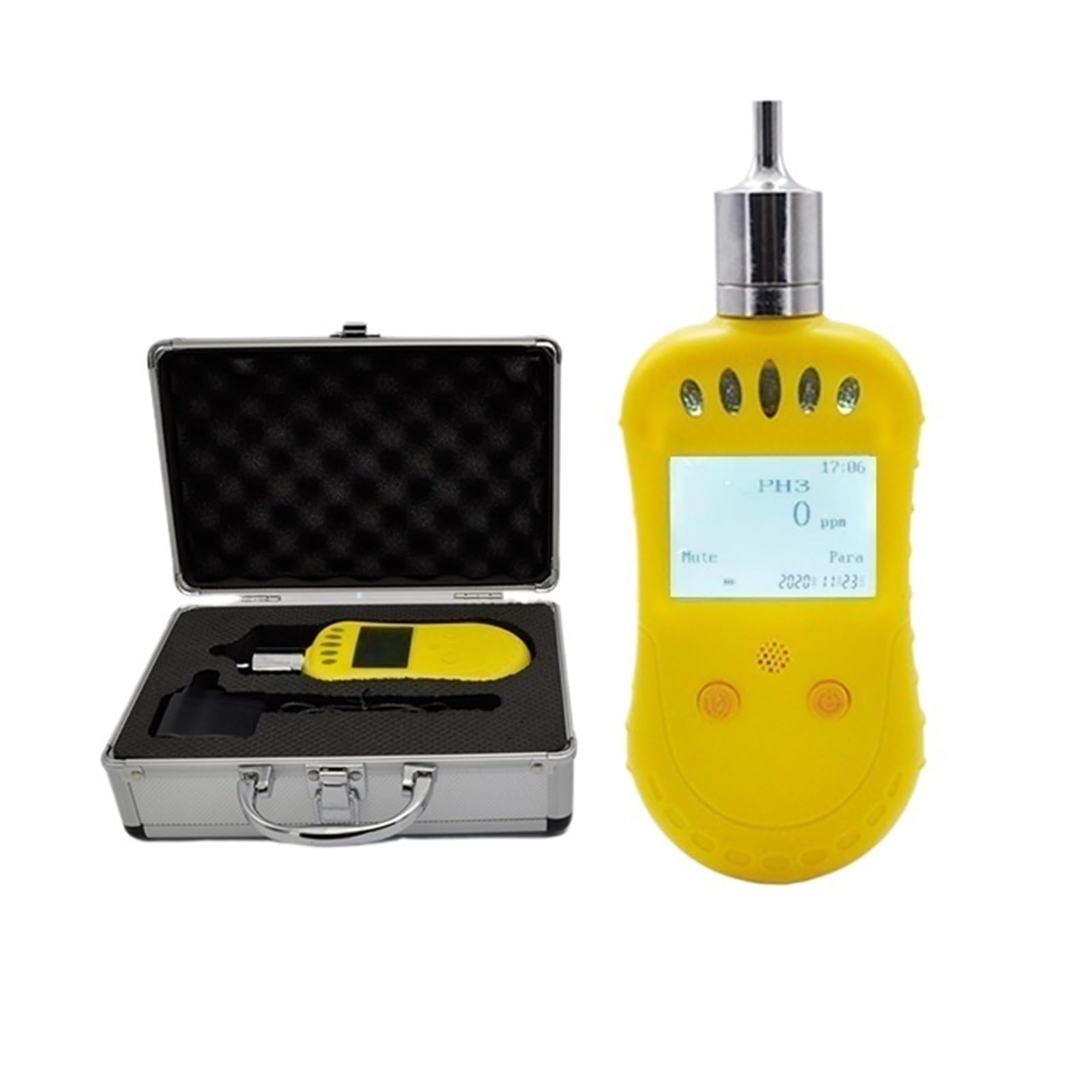 JVDDI Handheld Phosphine Gas Meter Detector PH3 Gas Analyzer with Pump
