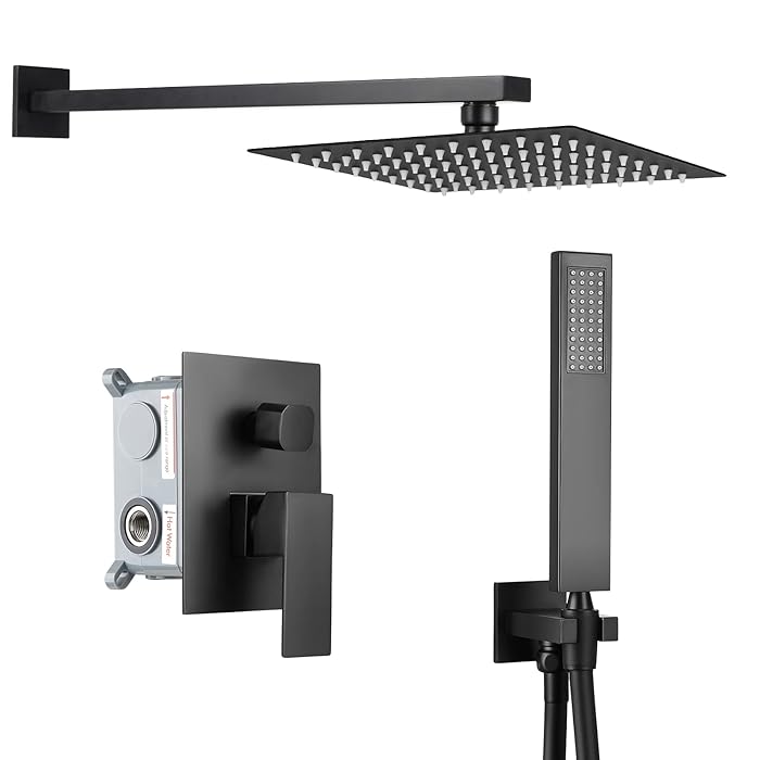 Buy Concealed Shower Set Bathroom Mixer Set Shower Faucet System with