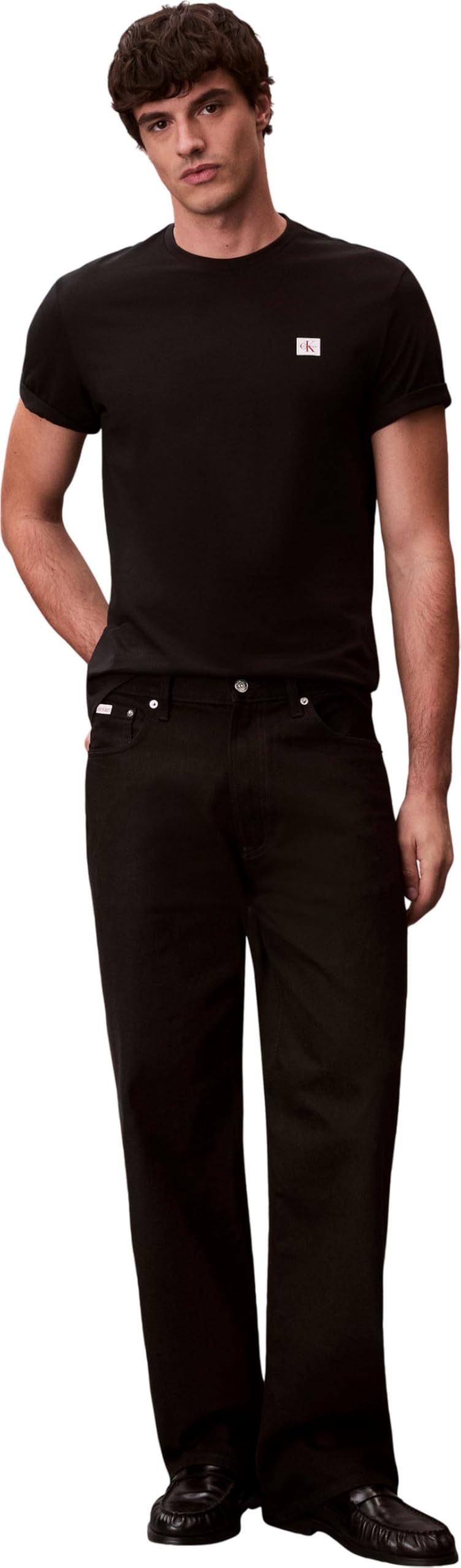 Calvin Klein SS Badge tee 2pk Lv04rd248g Camisetas Hombre