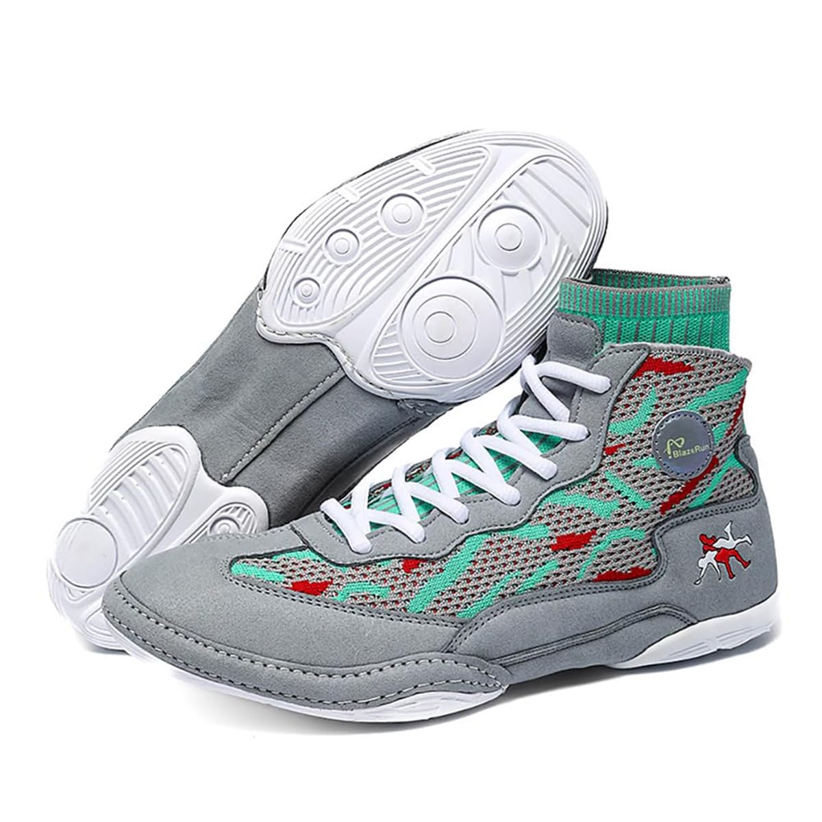 Zapatillas De Boxeo para Hombre Malla Transpirable Zapatos De Lucha Lucha Calzado De Boxeo Ligero Fitness Fitness Entrenador Atlético